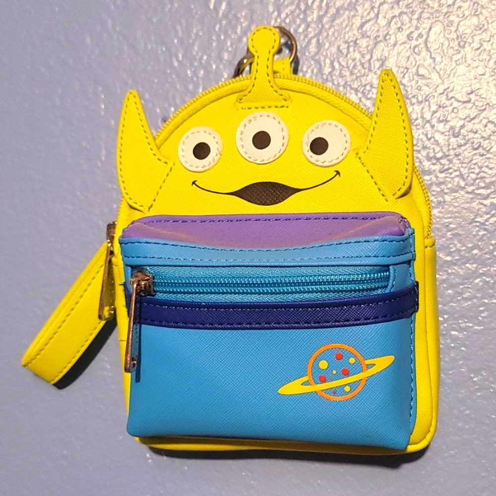 Disney Parks Loungefly Toy Story Aliens Wristlet